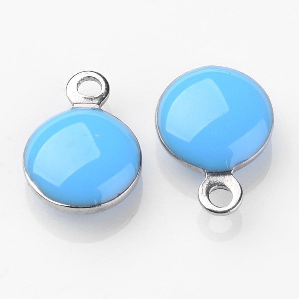 Charms del esmalte de acero inoxidable