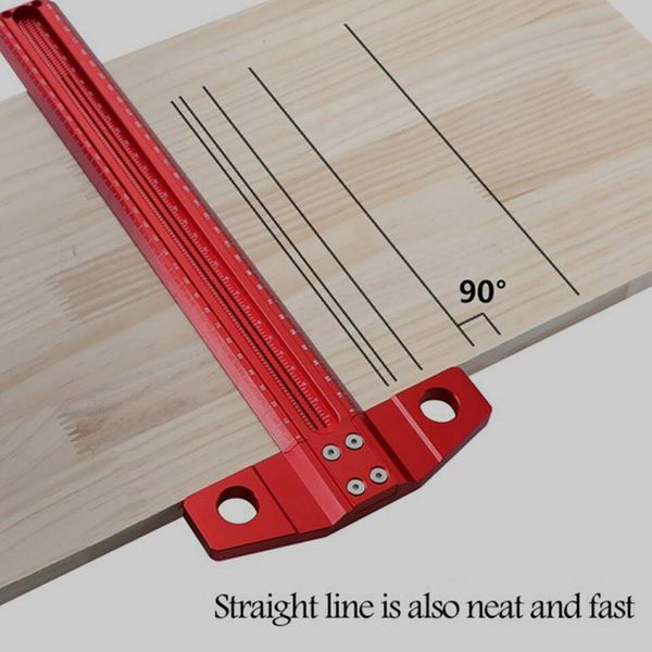 Woodworking Tools Marking Scriber Measuring Type Woodworking hand tools L Hole Mark Tool Rulermarking Ruler Home Improvement