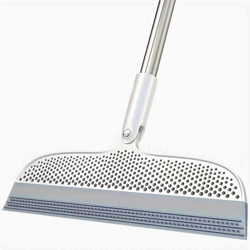 TEMU Extra Long 51.2" Magic Broom With Heavy-duty Detachable Head - Window & , , Dust, Water Removal - Ideal For Bathroom, Kitchen, Living Room,