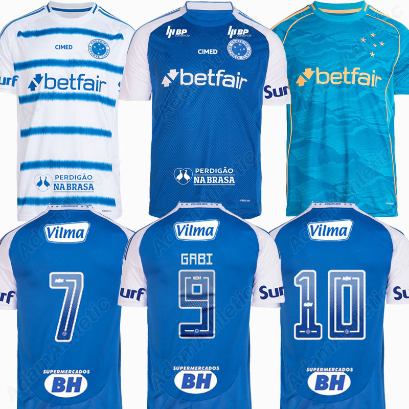 Cruzeiro jerseys 2025 M.PEREIRA GABI Cruzeiro football shirts 25 26 DUDU M.HENRIQUE FABRICIO B. soccer jersey
