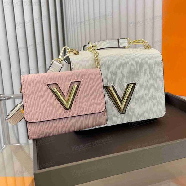louissvuttion bag lvt bag twist bags luxury Designer women bag handbag fashion crossbody purse wallet Metal chain buckle messenger bag