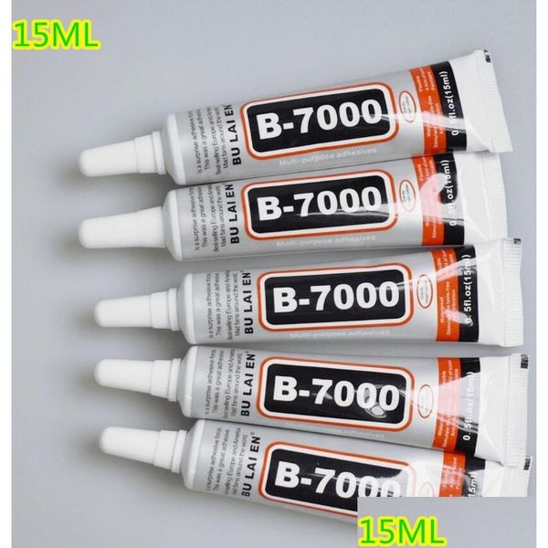 Nail Glue 15Ml B7000 Mti Purpose Adhesive Epoxy Resin Repair Cell Phone Lcd Touch Sn Super Glues Drop Delivery Health Beauty Art Salo Dhds6