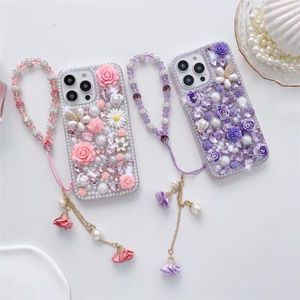 Shiney Luxury Cell Phone Cases for iPhone 18 17 16 15 Pro Max 14 14plus 13 12 Pro Max 11 Clear Glitter Rhine Stone Case Bling Shiney Cover i