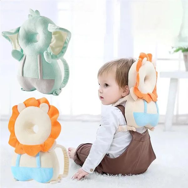 1-3T Toddler Baby Head Protector Backpack Pillow Safety Pad Cushion Prevent Injured Cartoon Security Pillow Protective Headgear 250114