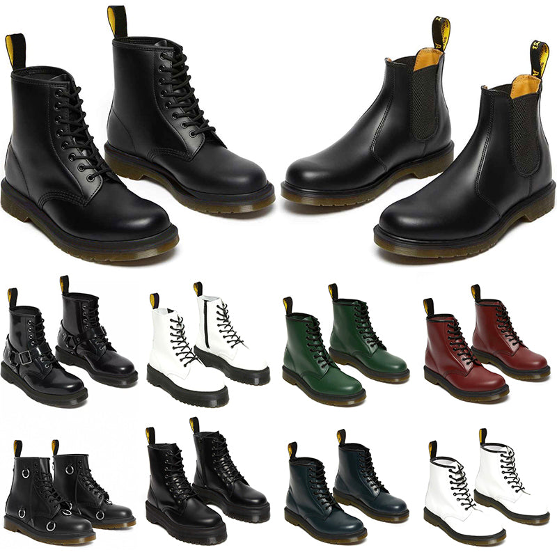 2025 free shipping designer boots sandals shoes doc martins black white pink mens womens booties sneakers winter knee high Half Ankle platform boot