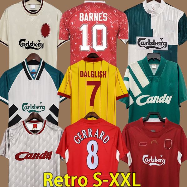 DALGLISH Retro Soccer Jerseys Gerrard 2005 RUSH FOWLER 10 11 Football Shirts TORRES 85 86 89 91 OWEN 88 89 93 95 00 01 02 04 05 06 07 08 09