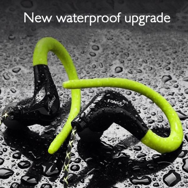 S760 Wired In-ear Waterproof Earphones Ear Hook Earbuds Stereo Super Bass Headphones Sport Headset with Microphone