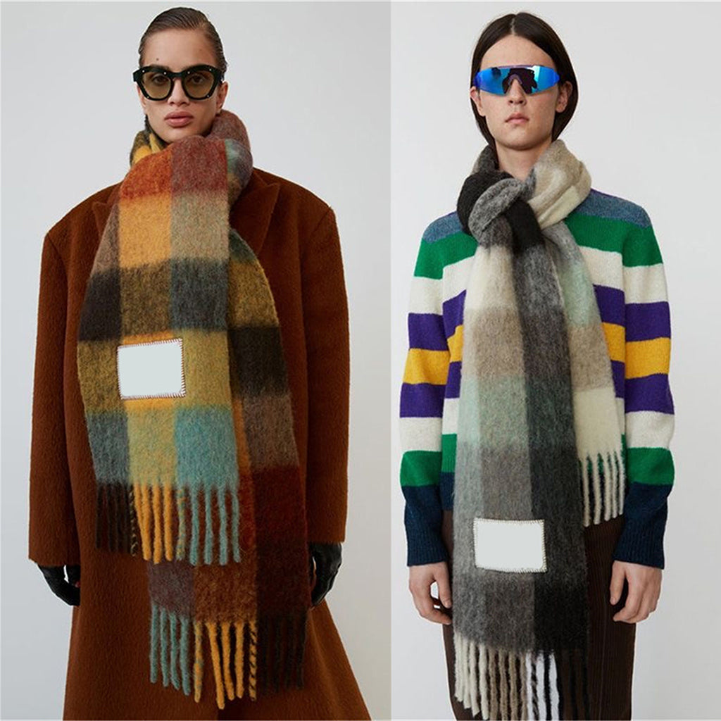 Scarf Stueedios Smile Face For Designer Women Mens Designers V Scarf Shawls Brand Scarves Pashmina Winter 100% Cashmere Big Wraps Christmas Gift Wit