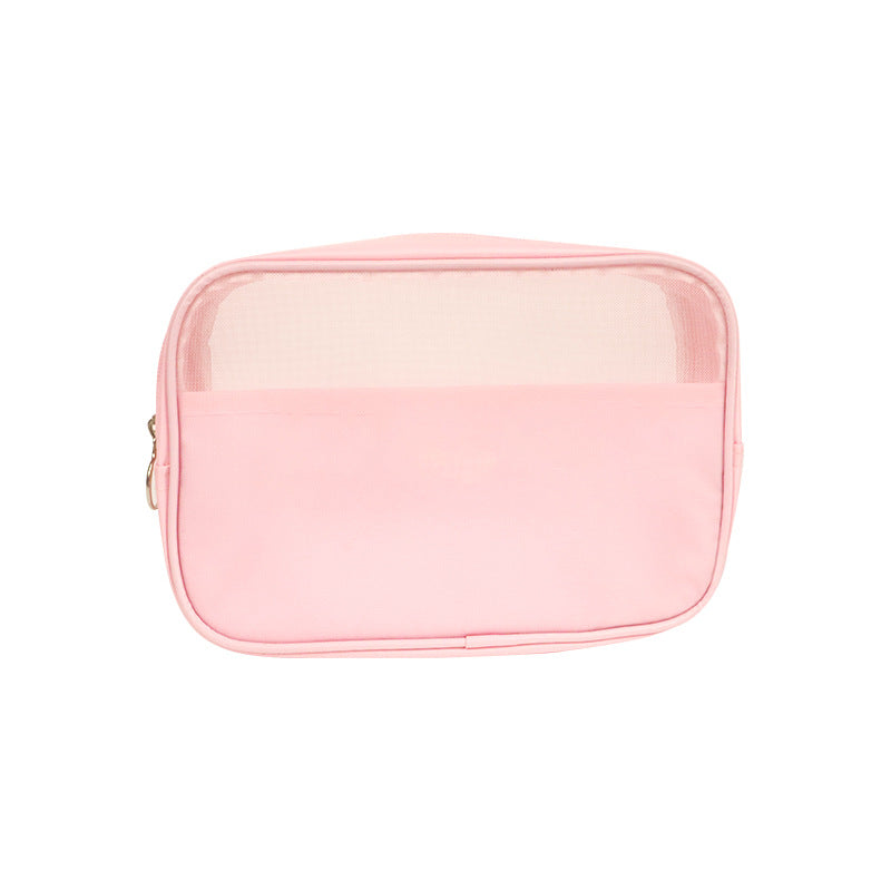 A252M Portable large capacity portable travel transparent toiletry bag Pu waterproof transparent cosmetic bag skin care storage bag