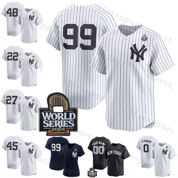 Aaron Judge Soto Stanton Volpe Chisholm Torres Wells Cole Verdugo Cortes JETER RIVERA MATTINGLY 2024 Baseball Jersey