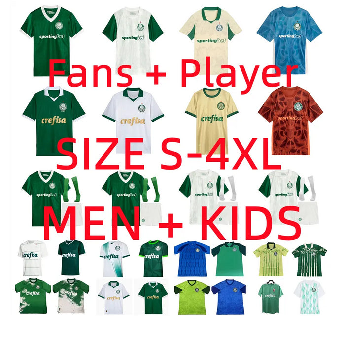 2025 2026 Palmeiras soccer jerseys 24 25 26 ESTEVAO LOPEZ THALYS LAZARO MAURICIO BRUNO FUCHS PAULINHO football shirts Uniforms player version Men Wo