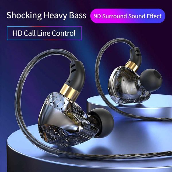 1pc Gaming set Wired Earphones 3.5mm Cable phones Hands Bass Stereo Sports Earbuds Type-C For Phone MP3 PC Tablet Z241218