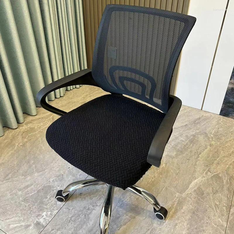 Chair Covers Office Seat Cover Polyester Split Armchair Stretch Computer Slipcovers Removable Anti-Slip Protector Case