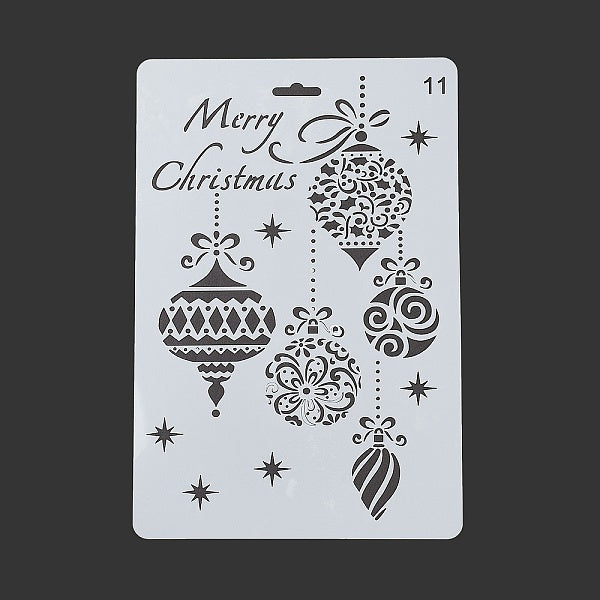 Plantilla creativa de dibujo de navidad navideña