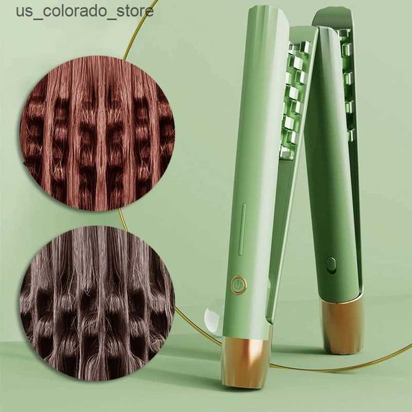 Hair Curlers Straighteners Mini Hair Curler Volumizing Hair Iron Fluffy 3D Grid Curler Splint Curling Iron Ceramic Corn Perm Hair Crimper St