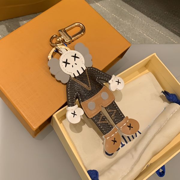 Designer Keychain High Quality Dolls keychain Bag Pendant cool keychains for men Car Interior Decoration Leather Wholesale Volume Large Disc