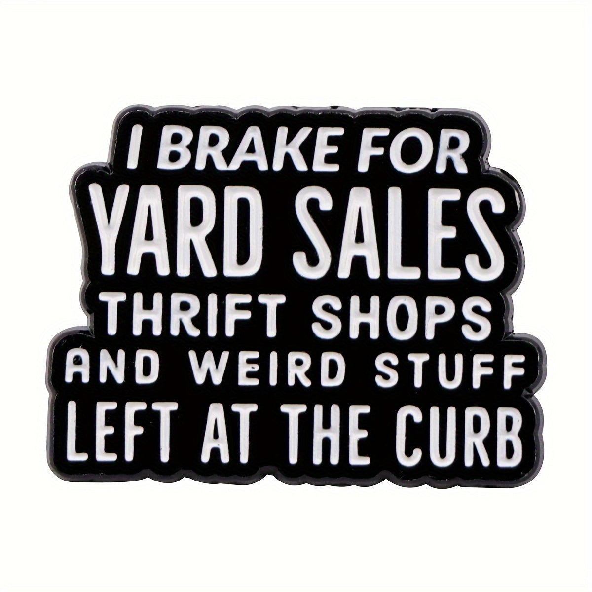 TEMU 1pc Of Fun Letter Design Enamel Badge Cartoon Brooch For Men And, Suitable For Backpacks, Clothing, Fashion Accessories, Gifts, Unique And