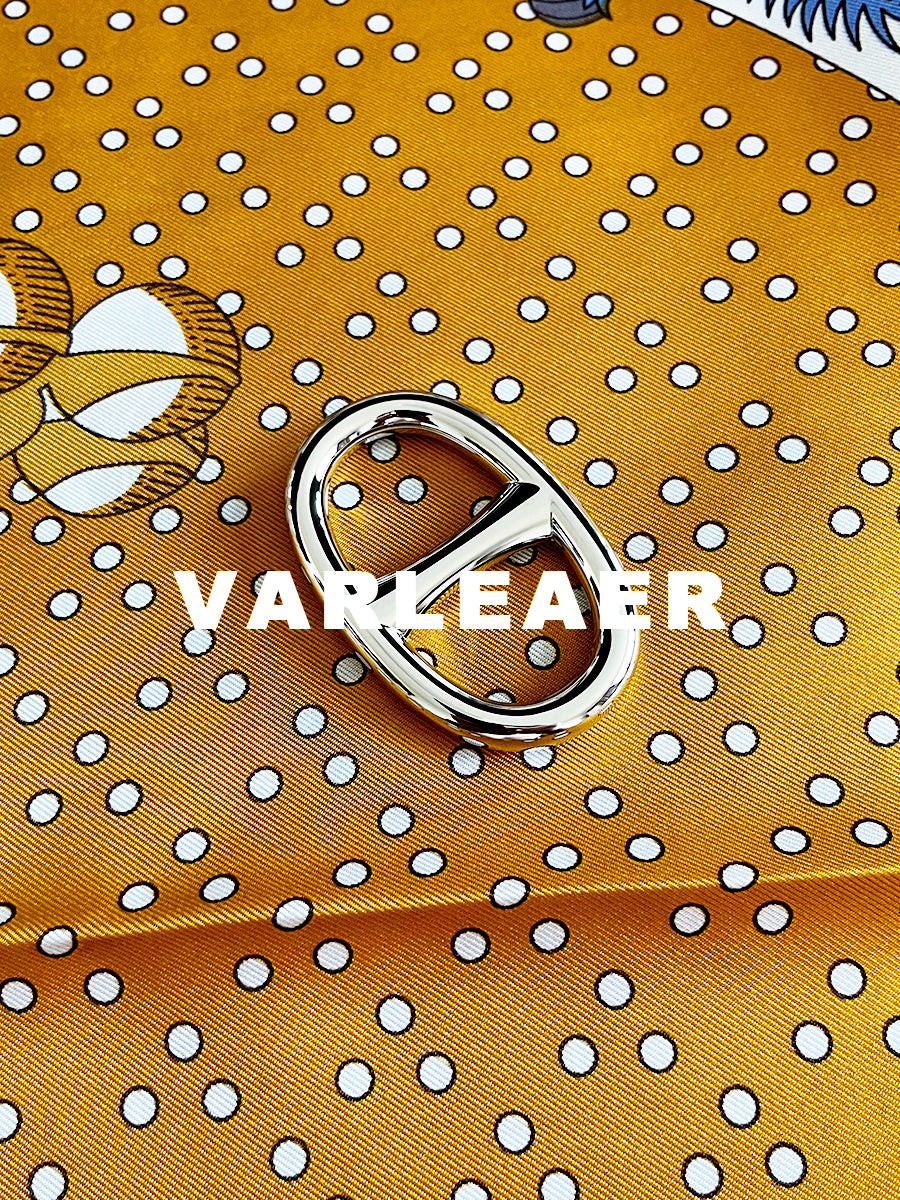 Nose Scarf Buckle Buckles Designer Shawl Accessories Jewelry Scarfs Rings Metal Ring Clip Female Gift Belt Decoration Chained&#039;Ancre Scarf 90