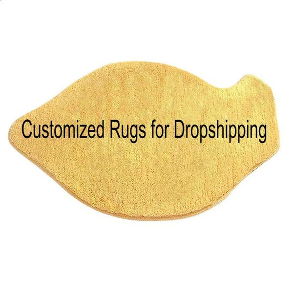 Customized soft plush carpet round square irregular carpet living room bedroom door bathroom floor mat VIP direct 240903