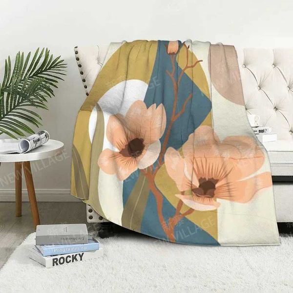 Blankets Plaid sofa for Knee blankets winter bed cover throw blanket Decor boho warm fleece Nordic Vintage Morandi Soft and hairy