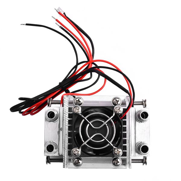 12V 140W DIY Thermoelectric Peltier Semiconductor Refrigerator Water Cooling Air Conditioning Mechanism For Cooling And Fan