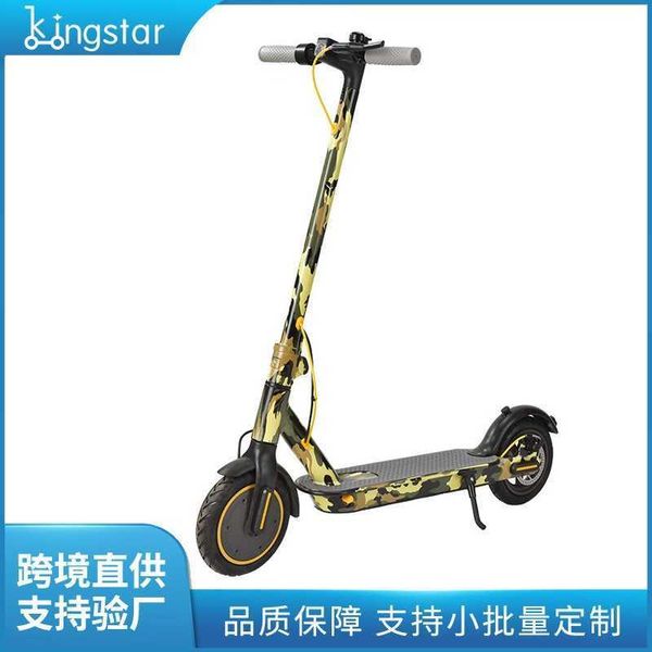 Kick Scooters Straight 8.5-inch ultra light folding aluminum alloy electric scooter small and portable commuting electric scooter Y240719JEO