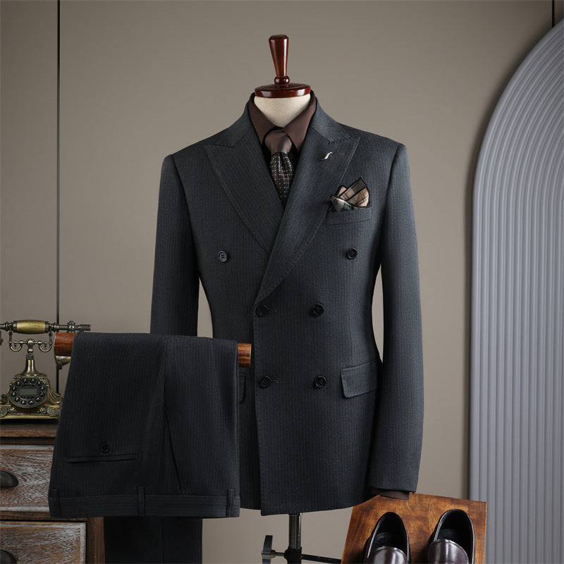 1123 Men&#039;s Fit Wedding Suit - High-End Fashion Business Attire