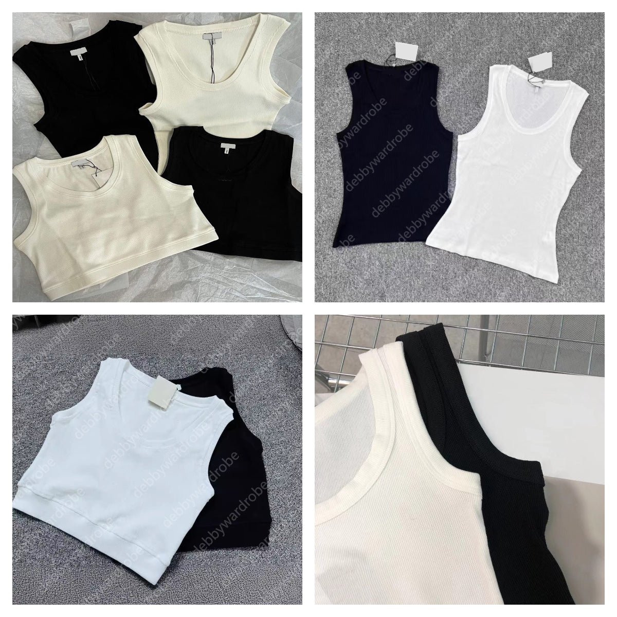 crop top designer tshirt women vest Knits Tee Regular tank tops Cotton shirt Tanks Embroidered Shorts designer t shirts for womens clothes Sportwear
