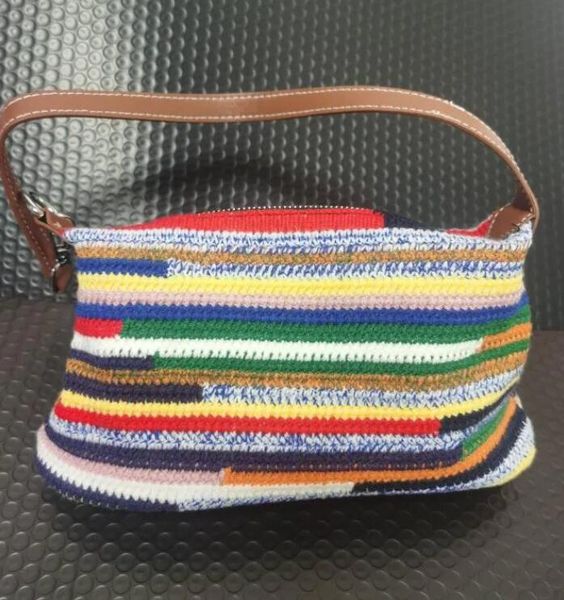 Straw Woven Bag Shopping Bag Shoulder Handbags Fashion Women Totes CrossBody Cowhide Woven Vegetable Basket Bags Ladies Tote Handbag 23578 2