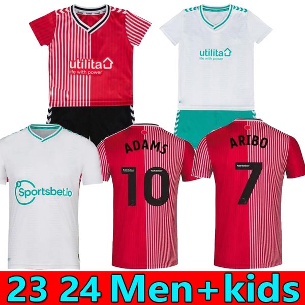 Fans Tops Tees 23 24 ARIBO Soccer Jerseys ampton REDMOND 2023 2024 WARDPROWSE ELYOUNOUSSI ARMSTRONG ROMEU Football shirts adult men kids kit