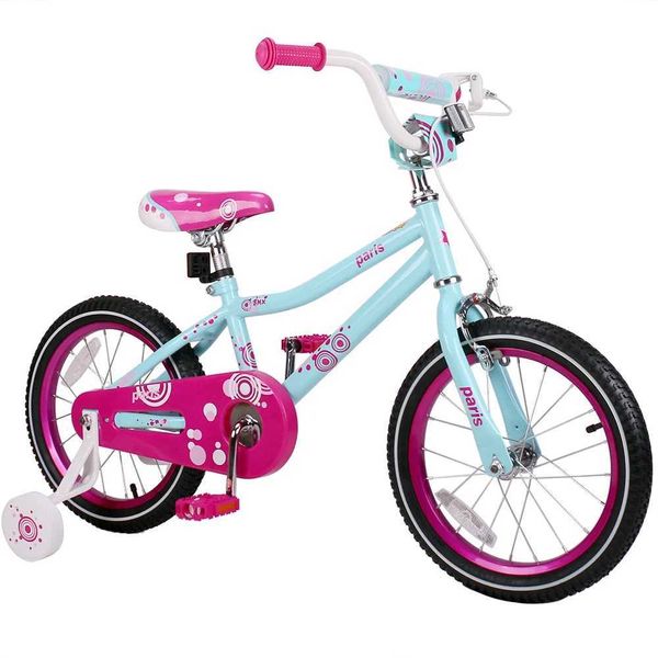 BIKES Ride-Ons Strollers# Entrega gratuita para os Estados Unidos 121116 polegadas coloridas Childrens Bicycle Princess Foot Circuar