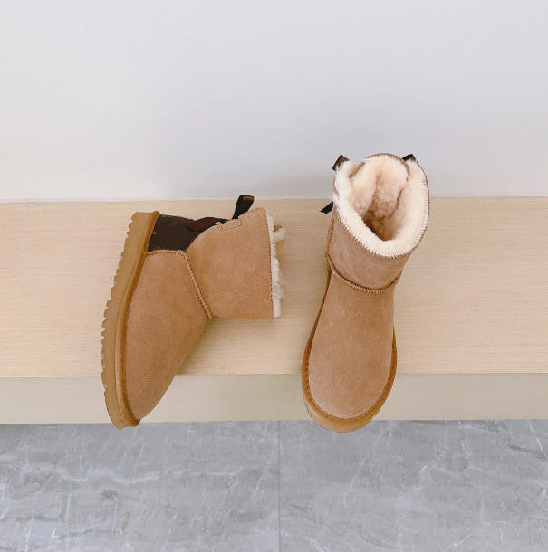 kids boots girls shoes bow tie designer winter snow boot Australia Classic mini boots baby kid youth toddler infants bailey shoe warm