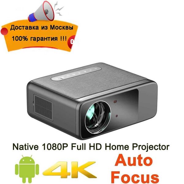 Projectors Smartldea New smart 1080P projector Full HD LCD Home theater Video Game projector 5G Wifi Auto focus Android 2G RAM 16G ROM z2502