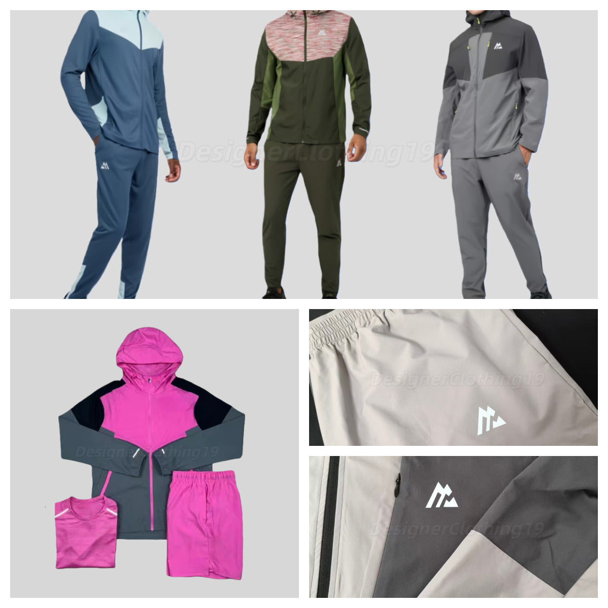 High quality NEW Style Comfort monterex tracksuit Latest model tech 3-piece set designer montirexs Tracksuit sport fiess jogging suits quick sportsw