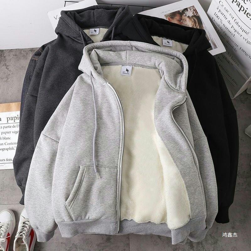 Sweatshirt 2024 early spring new item, autumn winter niche hooded design with plush thickened men&#039;s and women&#039;s outerwear