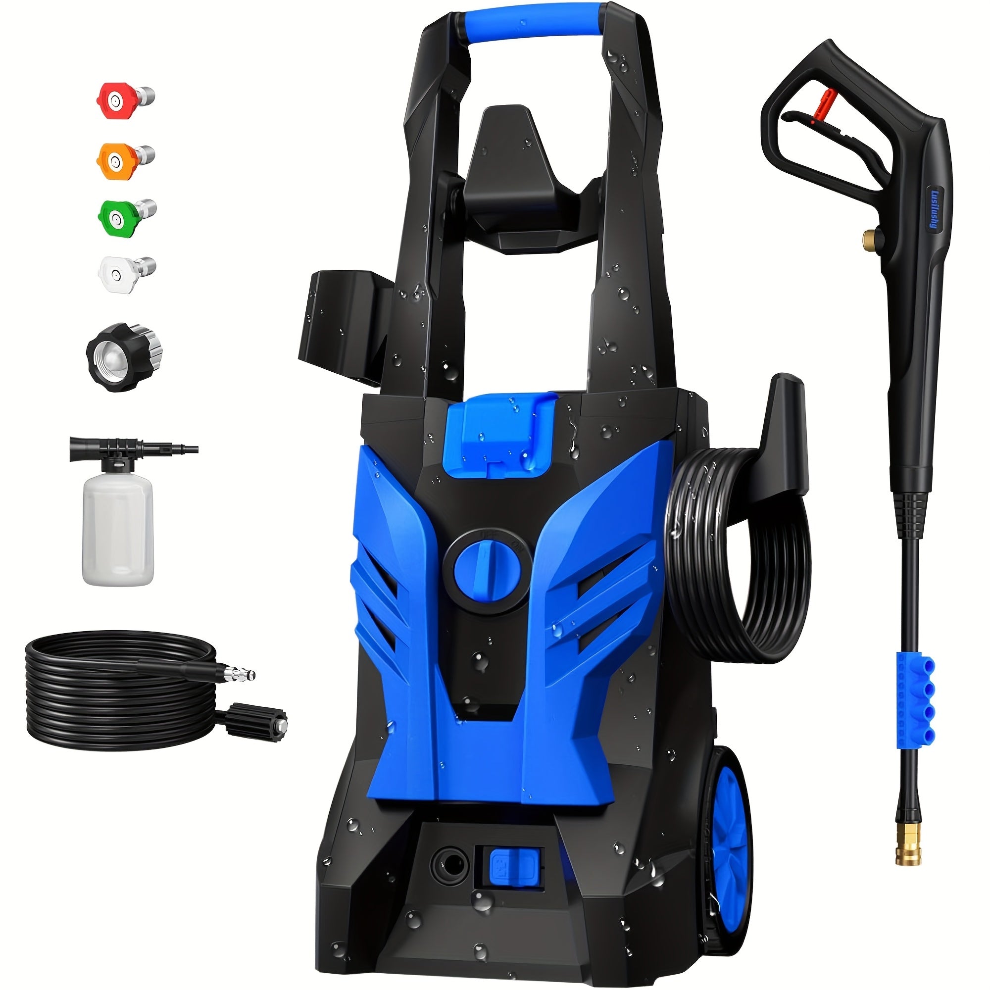 TEMU Wash Equipment, Applicators & Accessories – Electric Pressure Washer, 4000 Psi 2.8 Gpm Power Washer With 2025 Upgraded 3-in-1 Self-priming Heavy