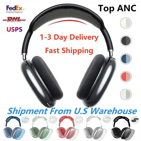 For pods Max Bluetooth Earbuds ANC Noise Canceling Headphone Accessories Transparent TPU Waterproof Protective Case AirPod Maxs Headphones H
