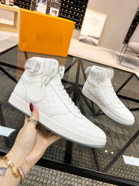 2023 Boots Fashion Boots Booties Winter Sneakers Designer Man Leather Nylon Fabric Men Ankle Biker Australia Size Us 6.5-11 -K115