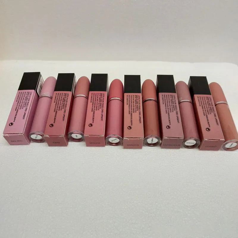 Brand Makeup Lip Gloss Collection Christmas Lipstick Set Matte Lipstick 12 Colors #001