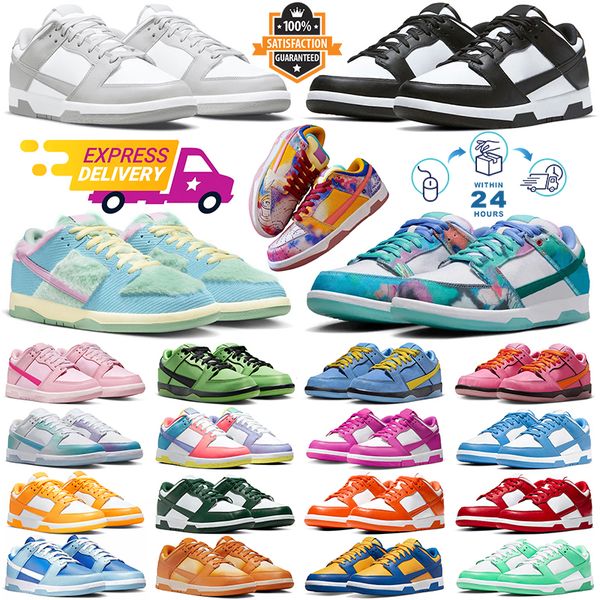 Blossom Panda Low Casual Shoes Buttercup Bubbles Triple Pink Unlock Your Space If Lost Scrap Stadium Green Grey White Pink GAI Lows Sports M