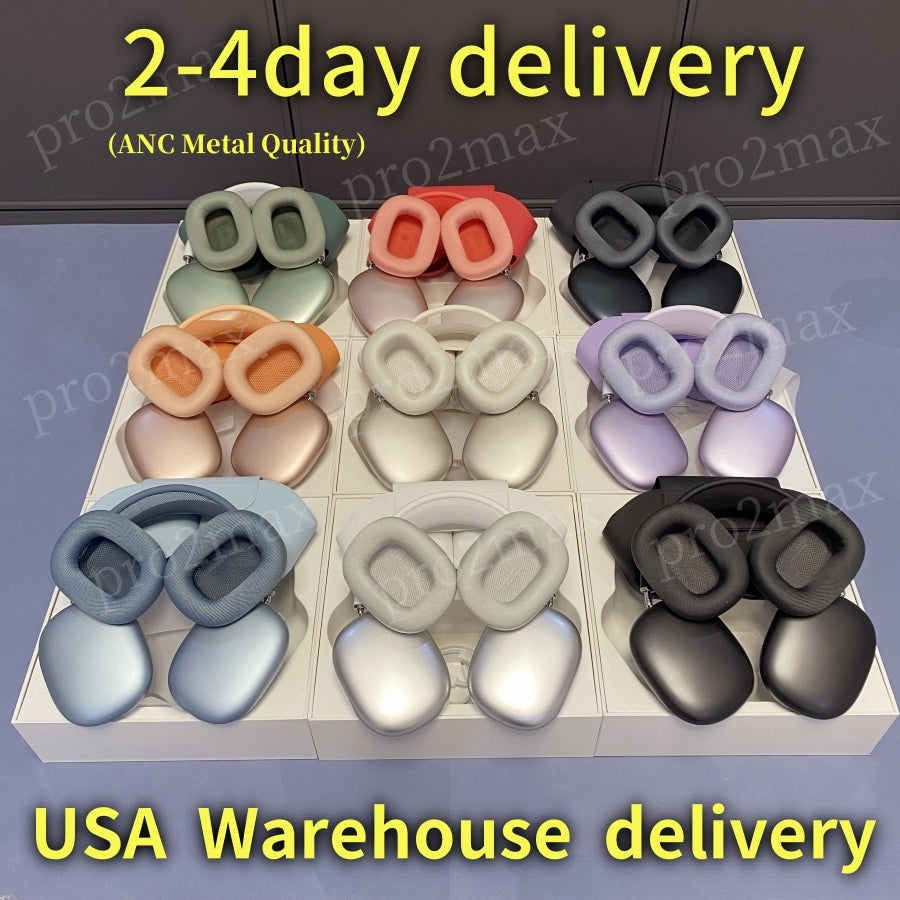 For Airpods Max bluetooth earbuds Headphone Accessories Transparent TPU Solid Silicone Waterproof Protective case AirPodspro Max 2 Headphones Headse