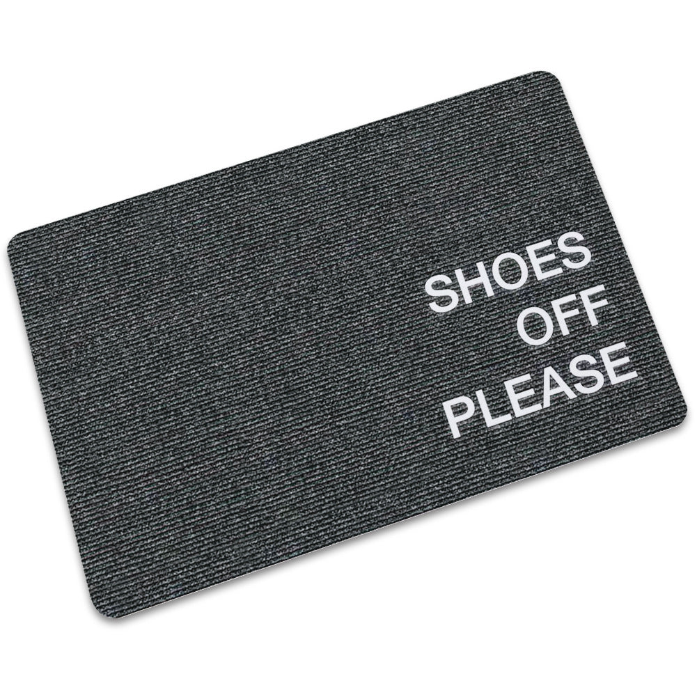Funny Door Mats Shoes Off Indoor Outdoor Entrance Doormat Rug Rubber Anti-slip Floor Mat carpet