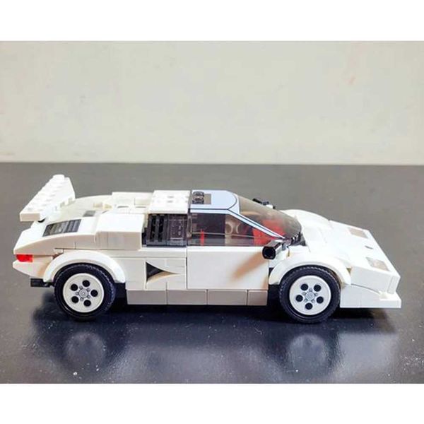 260PCS MOC Speed Champion Famous Sports Car Ci Car Model Building Blocks Technology Racing Creative DIY Childrens Toy Gift Z250211