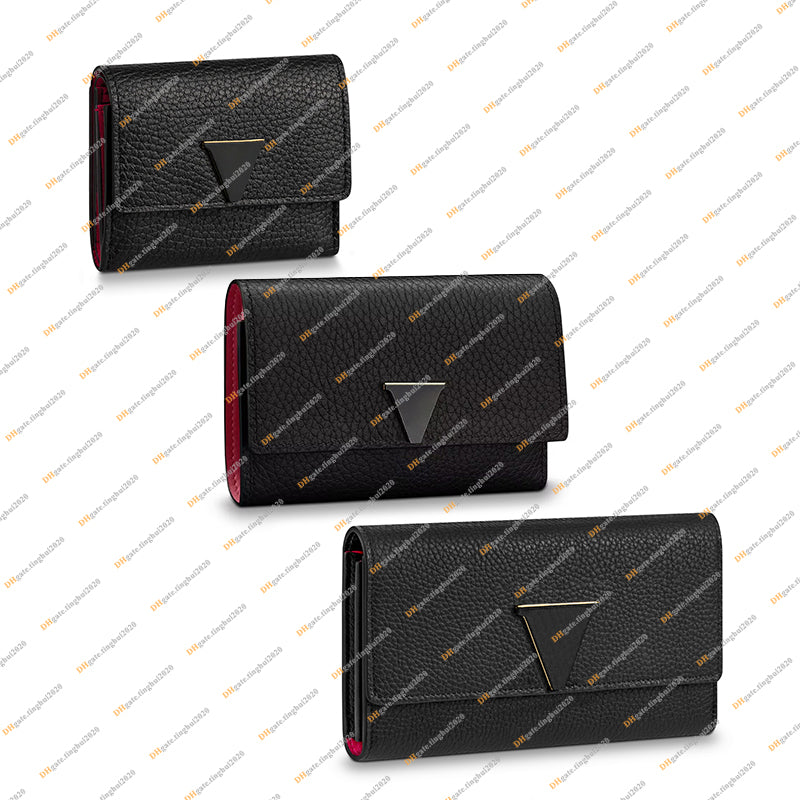 Ladies Fashion Casual Designer Luxury Capucines Wallet Coin Purse Credit Card Holders Key Pouch TOP Mirror Quality M68587 M61248 M62157 3 Size Busin