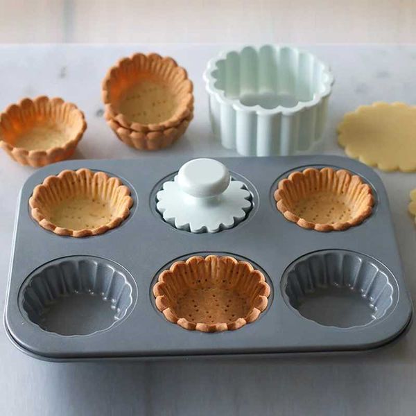 Carbon Steel Flower Lace Bakeware Mold Mini Cupcake Biscuit Mold Cookie Fruit Egg Tart DIY Mod Kitchen Pastry Baking Tool Z250113