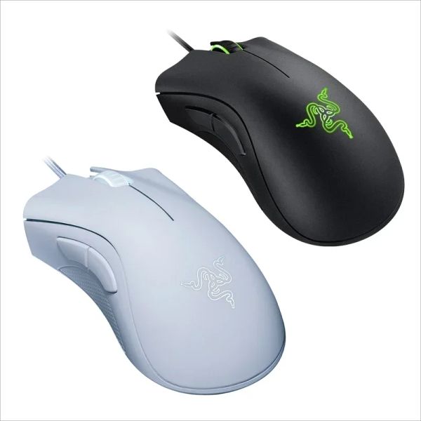 Razer DeathAdder Essential Wired Gaming Mouse Mice 6400DPI Optical Sensor 5 Independently Buttons For Laptop PC Gamer