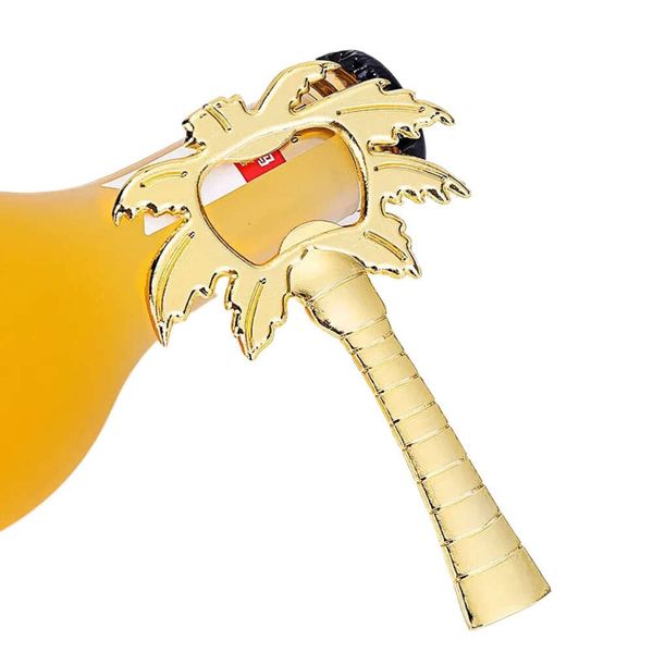 Coconut Tree Shape Wine Bottle Opener Zinc-alloy Beer Bottles Openers Gold Silver Bar Party Opener Creative Wedding Gift Abridor De Botellas