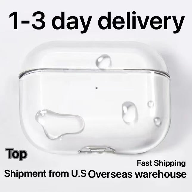 USA Stock For Airpods Pro 2 Air Pods 4 3 Earphones Airpod4 Bluetooth Headphone Accessories Solid Silicone Cute Protective Case Apple Wireless Chargi