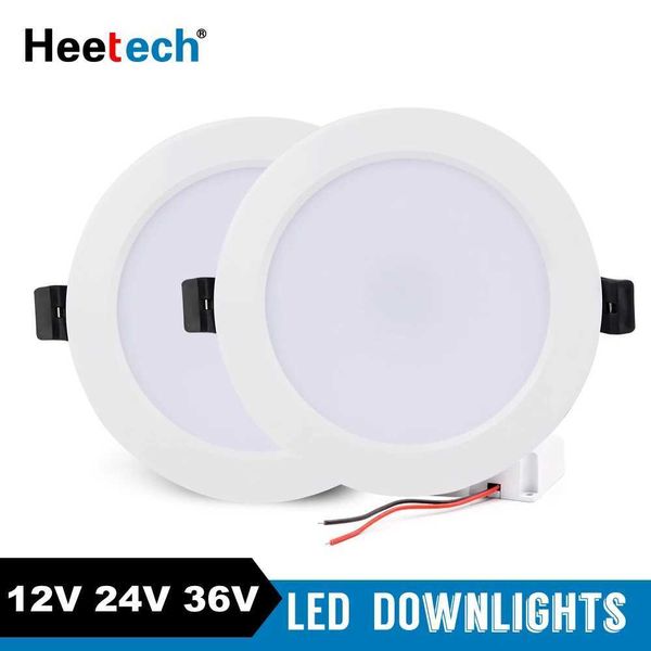 LED embedded tube light AC-DC 12V 24V 36V LED decorative circular pendant light 36W 18W 15W 12W 9W 3W LED spotlight for low voltage CL240830