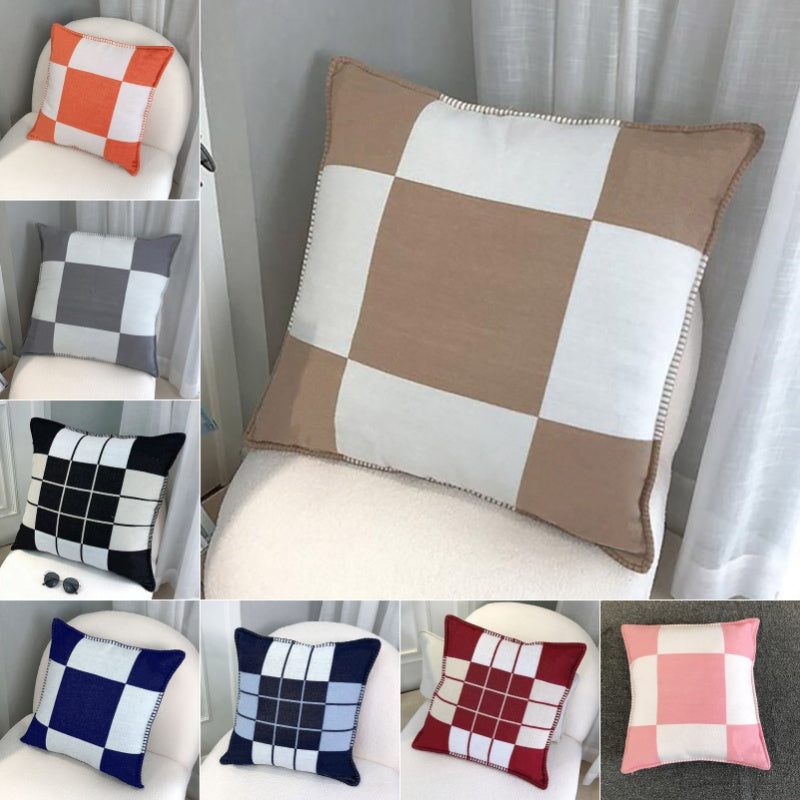 Letter designer Avalon pillow throw pillow bedding home room decor pillowcase couch sofa orange car thick cashmere cushion casual removable cushion